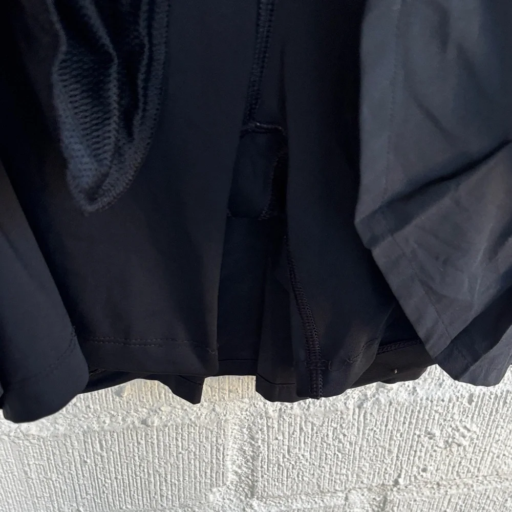 Nike Athletic Ruffle Black Skirt Skort sz M